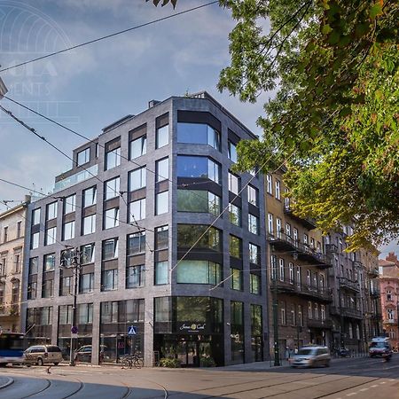 Modern View Of Planty Park Apartment Krakow Ngoại thất bức ảnh