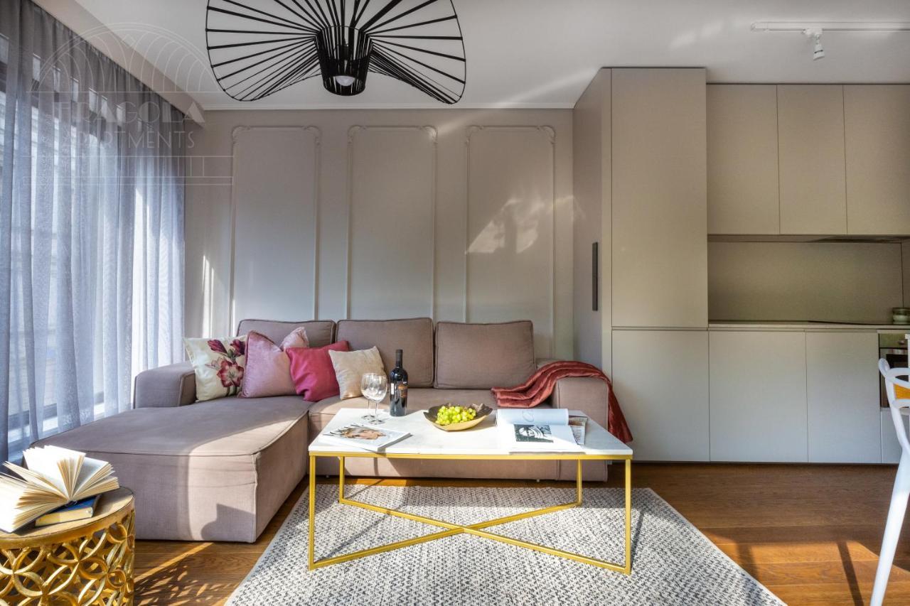 Modern View Of Planty Park Apartment Krakow Ngoại thất bức ảnh