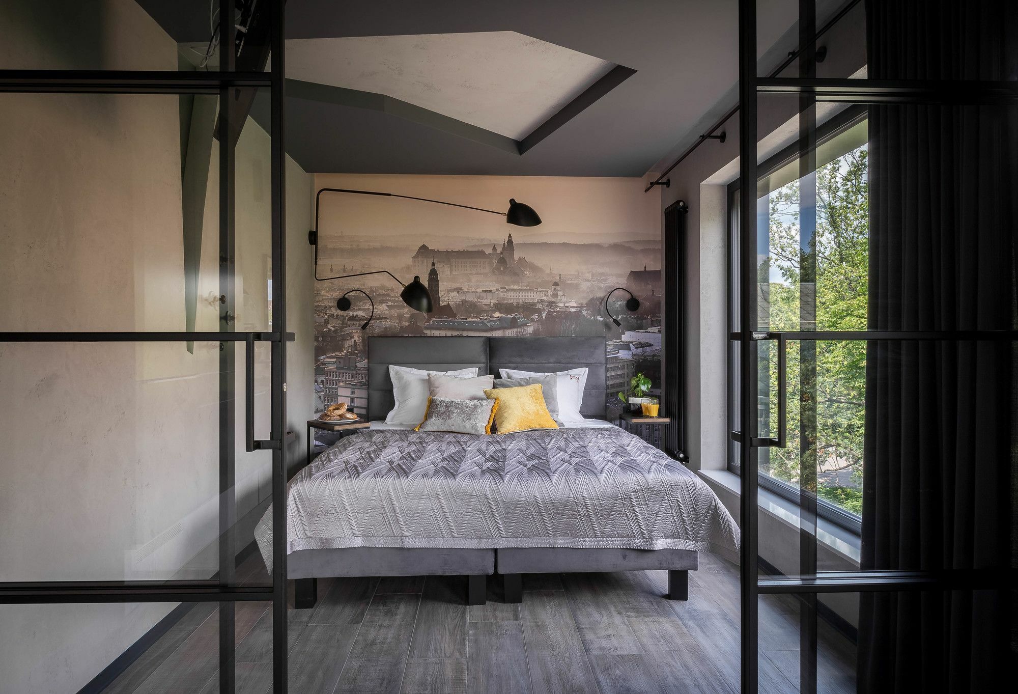 Modern View Of Planty Park Apartment Krakow Ngoại thất bức ảnh