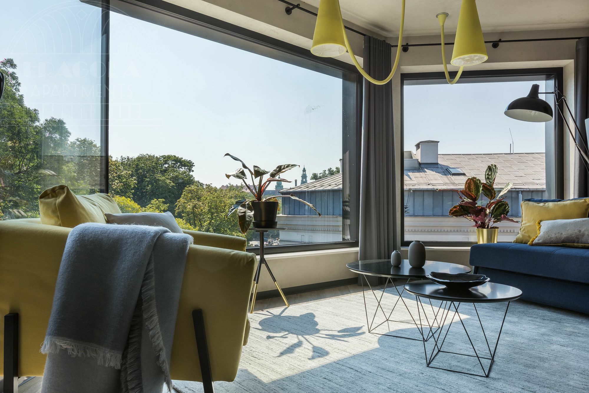 Modern View Of Planty Park Apartment Krakow Ngoại thất bức ảnh