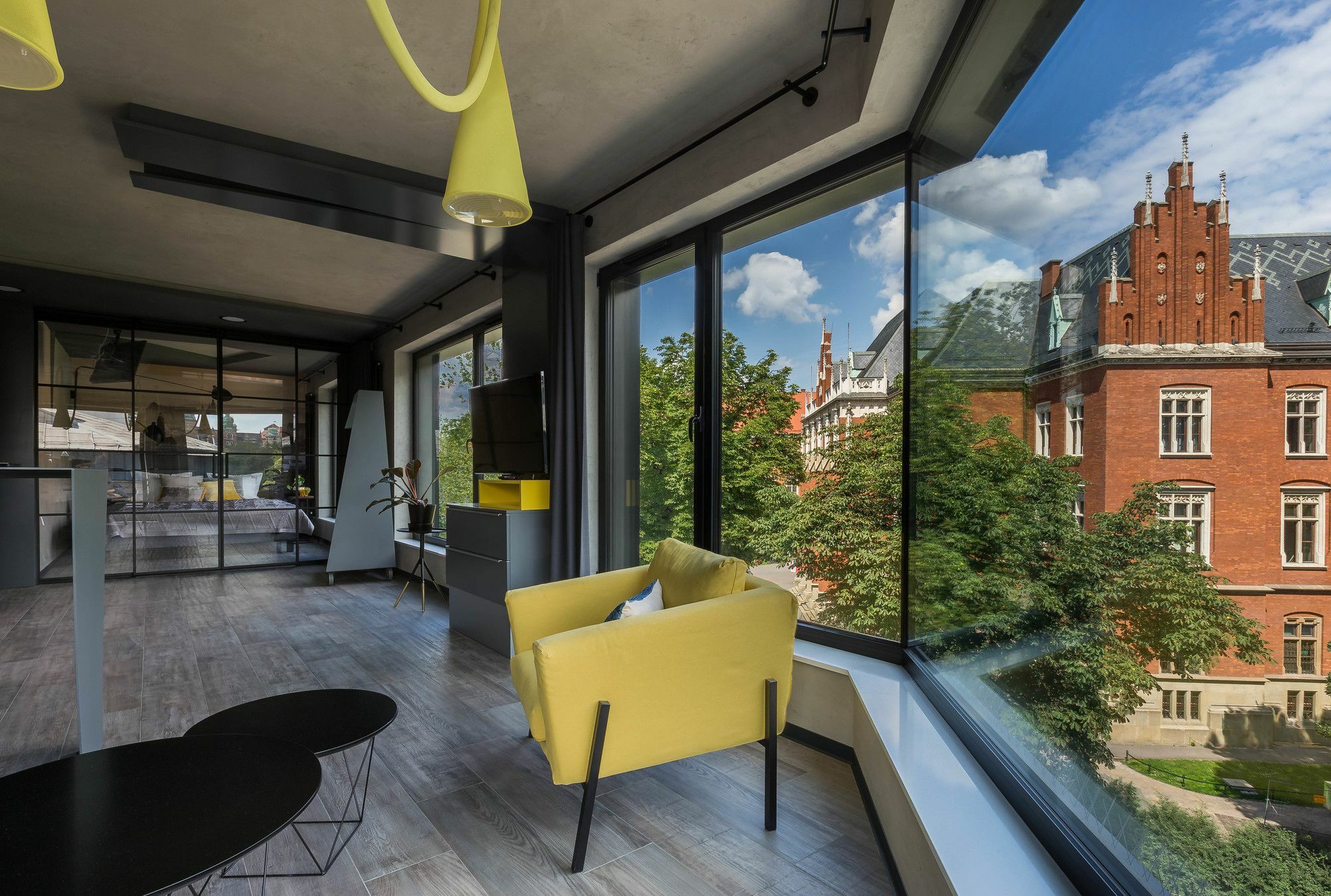Modern View Of Planty Park Apartment Krakow Ngoại thất bức ảnh